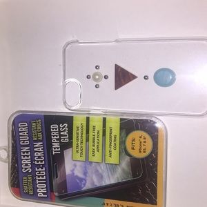 2 glass screen protectors and a iPhone 6or 6s case